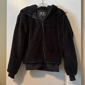 IVL faux fur hoodie jacket